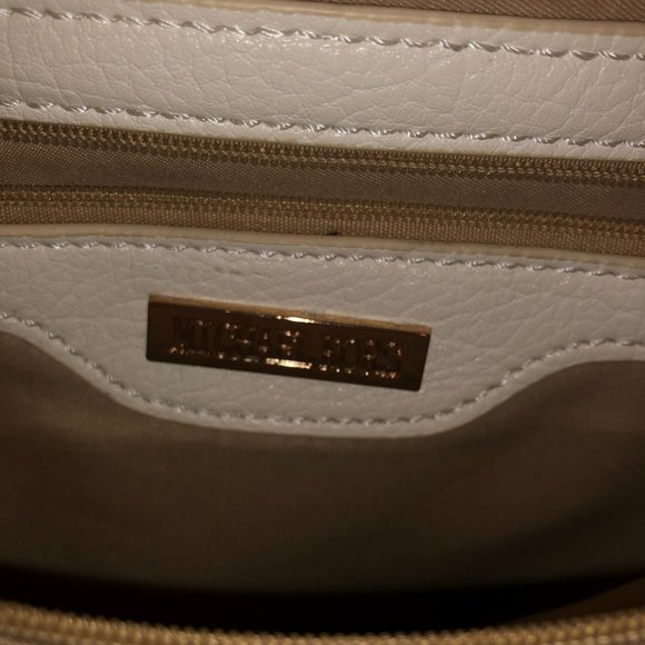 Purse Gold Chain Shoulder Crossbody Tote Tortoise Shell Handles - Picture 8 of 13